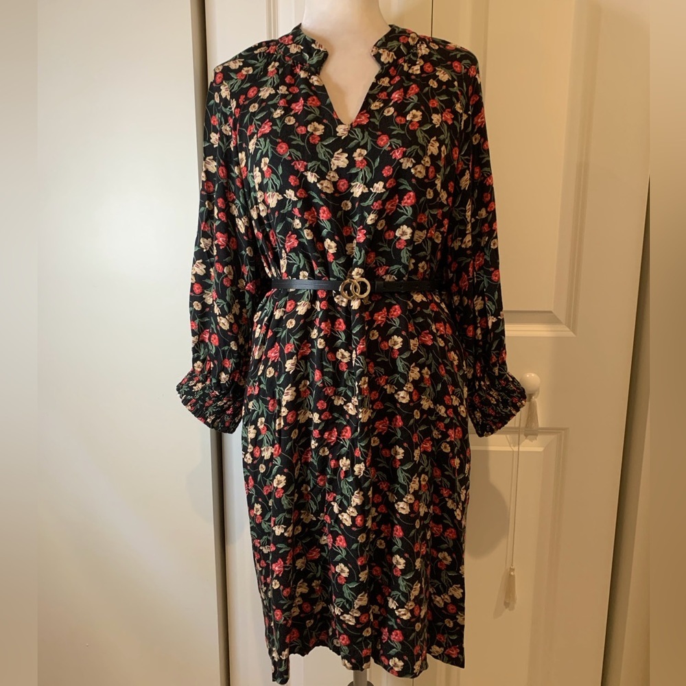 Draper James Elbow Sleeve Loose Fit Shift Dress 👗